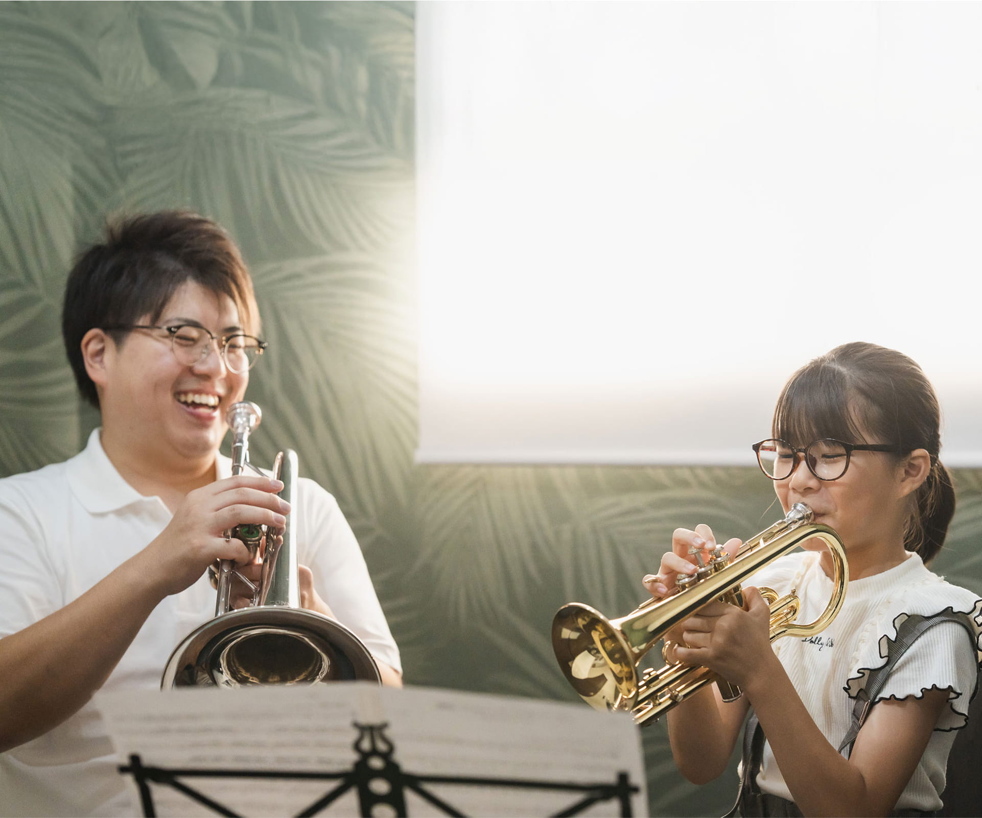 レッスンのようす