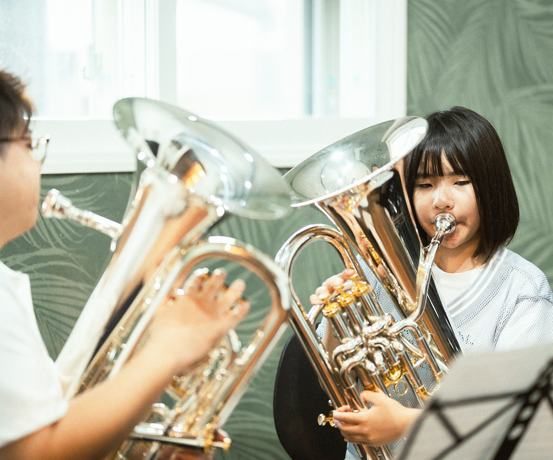 レッスンのようす